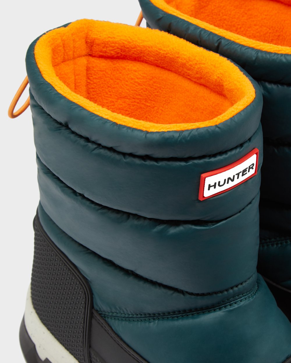 Snow Boots Herr - Hunter Original Insulated Short - Gröna/Grå - 912457-SLK